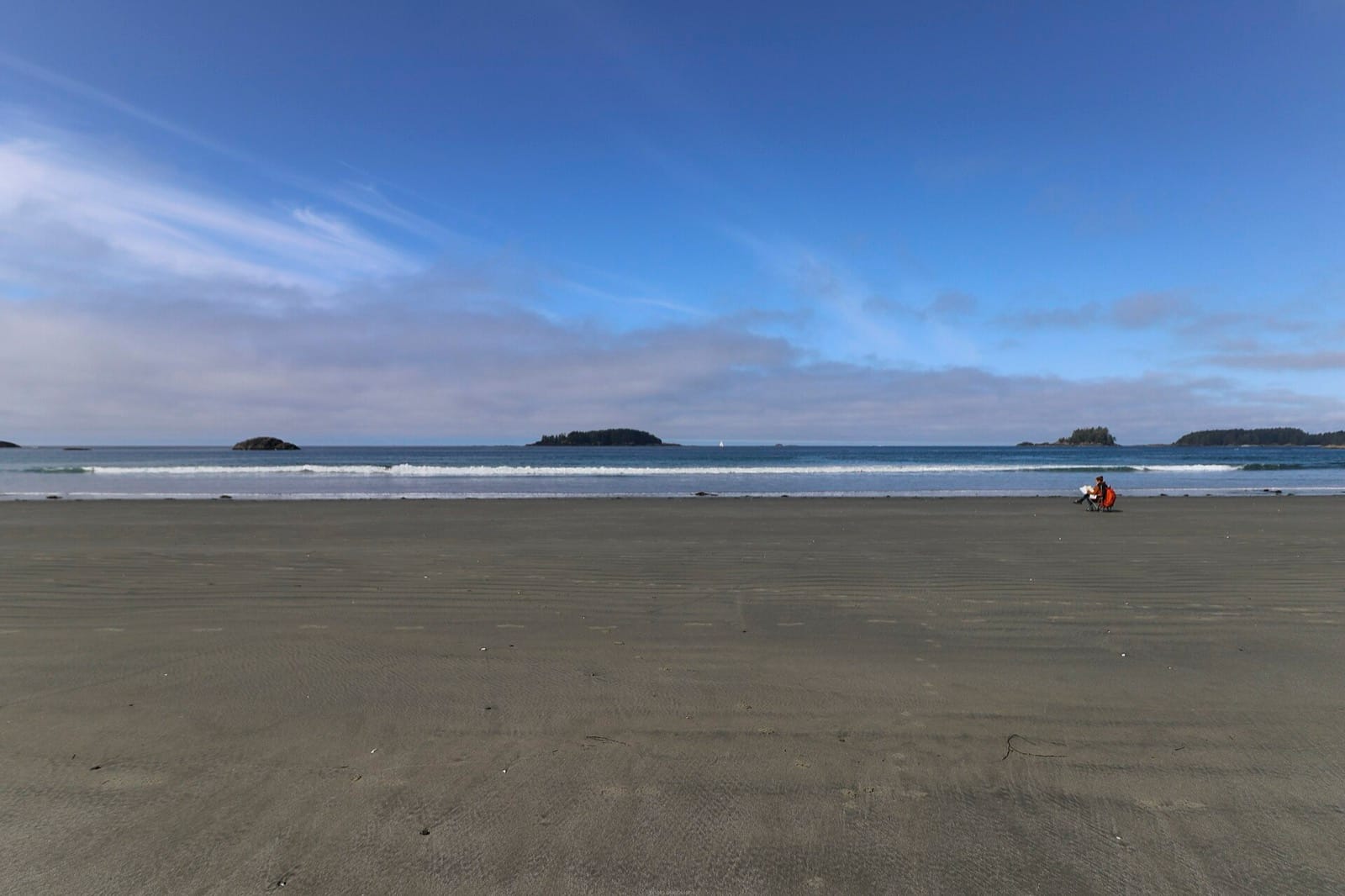 Long Beach à Tofino, île de Vancouver, côte sauvage de l'Ouest canadien