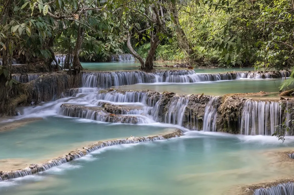 Cascades de Kuang Si, Laos - exemple d'itinéraire sur mesure