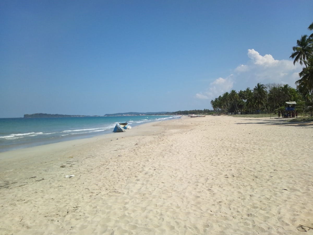 Plage d'Uppuveli à Trincomalee — voyage sur mesure Sri Lanka côte est