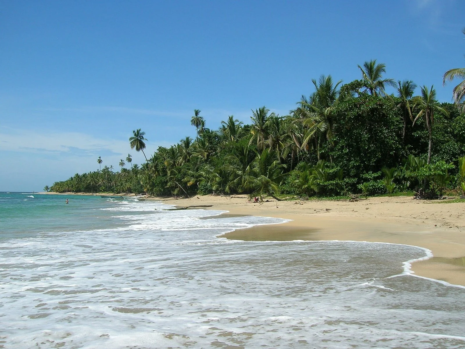 Plage de Punta Uva sur la côte Caraïbe du Costa Rica
